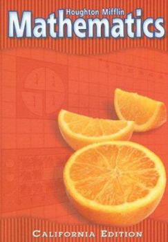 Paperback Houghton Mifflin Mathematics, California Edition Book