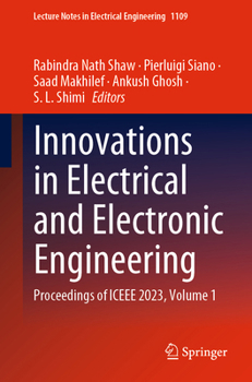 Paperback Innovations in Electrical and Electronic Engineering: Proceedings of Iceee 2023, Volume 1 Book