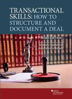 Paperback Transactional Skills: How to Structure and Document a Deal (Coursebook) Book