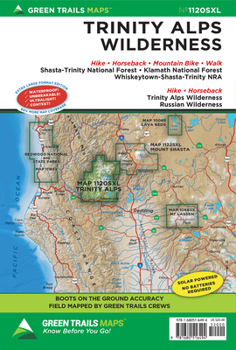 Loose Leaf Trinity Alps Wlderness, CA No. 1120sxl Book