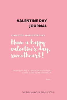 Paperback valentine day Journals Book