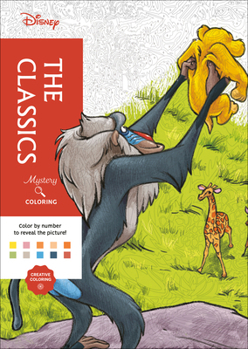 Paperback Disney Mystery Coloring: The Classics: A Color by Number Book