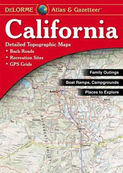 Paperback Delorme California Atlas & Gazetteer Book