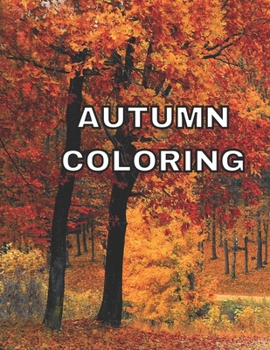 Paperback Autumn Coloring: Mandala autumn coloring Book