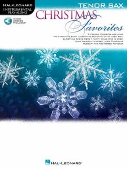 Paperback Christmas Favorites - Tenor Sax Play-Along Book
