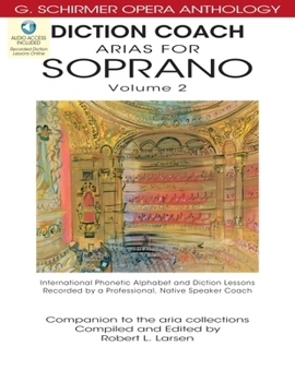 Paperback Diction Coach - Soprano, Vol. 2 Book/Online Audio Book