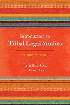 Hardcover Introduction to Tribal Legal Studies Book