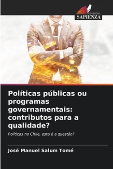 Paperback Políticas públicas ou programas governamentais: contributos para a qualidade? [Portuguese] Book
