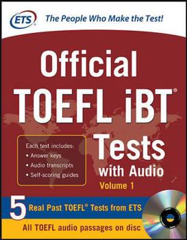 Paperback Official TOEFL iBT Tests, Volume 1 [With CD (Audio)] Book