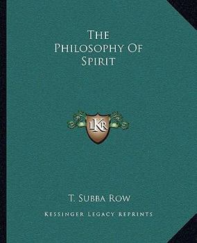 Paperback The Philosophy Of Spirit Book