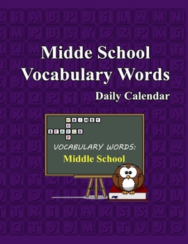 Whimsy Word Search, Middle School Vocabulary Words - Daily Calendar