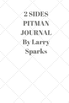 Paperback 2 Sides: 90 Pages of 6 X 9 Inch Bound Pitman College Ruled Half and Half Vertical Separation White Pages Book