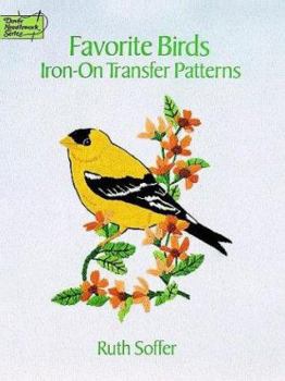 Paperback Favorite Birds Iron-On Transfer Patterns Book