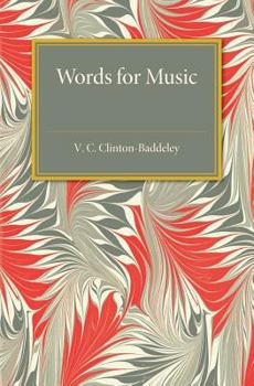 Paperback Words for Music Book