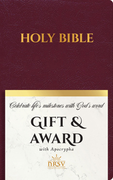 Imitation Leather NRSV Updated Edition Gift & Award Bible with Apocrypha (Imitation Leather, Burgundy) Book