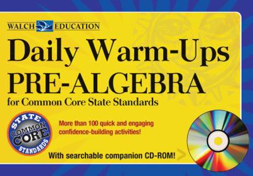 Paperback Daily Warm-Ups: Pre-Algebra Common Core Standards Book