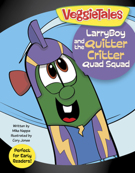 Paperback Larryboy and the Quitter Critter Quad Squad Book