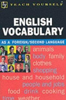 Paperback English Vocabulary (Teach Yourself) Book