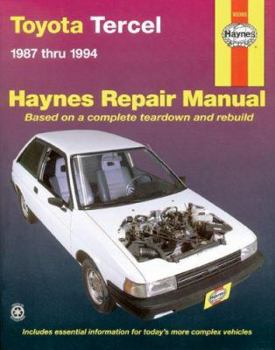 Paperback Toyota Tercel, 1987-1994 Book