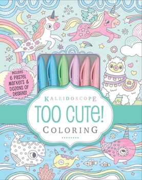 Paperback Kaleidoscope: Too Cute! Coloring Book