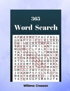 Paperback 365 Word Search: Large Print Puzzles Books Word Finds [Large Print] Book