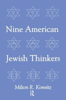 Paperback Nine American Jewish Thinkers Book
