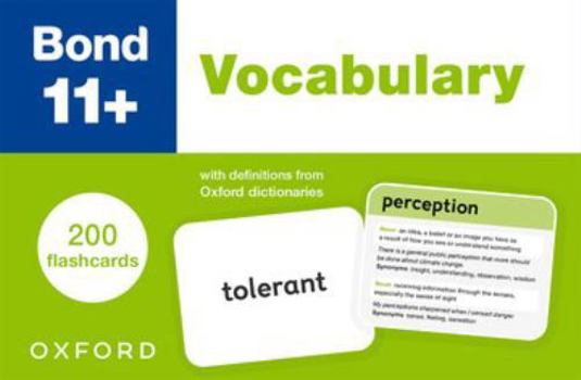 Cards Bond 11+: Bond 11+ Vocabulary Flashcards Book