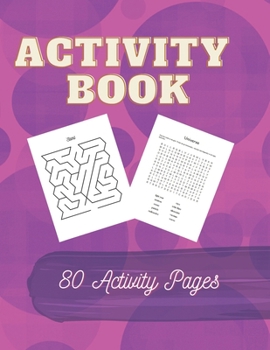 Paperback Activity Book: 80 Activity Pages Book