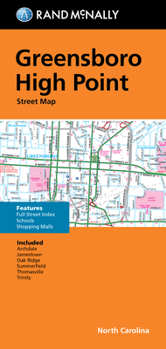 Map Rand McNally Folded Map: Greensboro, High Point Street Map Book