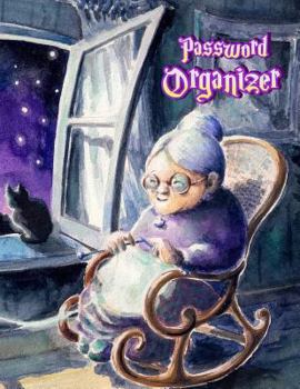 Paperback Password Organizer: Large Size Internet Password Journal 8 1/2" x 11", Large Print Book [Large Print] Book