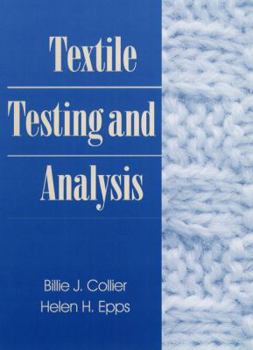 Paperback Textile Testing and Analysis Book