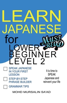 Paperback Learn Japanese for Lower Beginner level 2 Book
