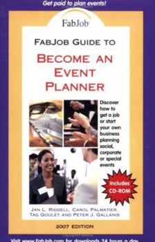 Paperback Fabjob Guide to Become an Event Planner [With CDROM] Book