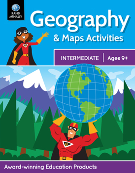 Paperback Rand McNally Geography & Maps Activities, Intermediate Ages 9+ Book