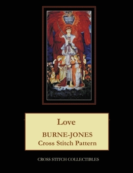 Paperback Love: Burne-Jones Cross Stitch Pattern [Large Print] Book