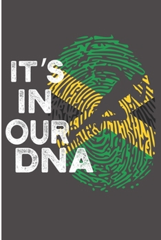 It's In Our DNA: Jamaica Flag Blank Lined Notebook