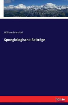 Paperback Spongiologische Beiträge [German] Book