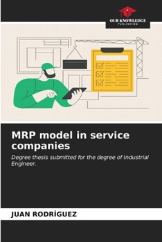 Paperback MRP model in service companies Book