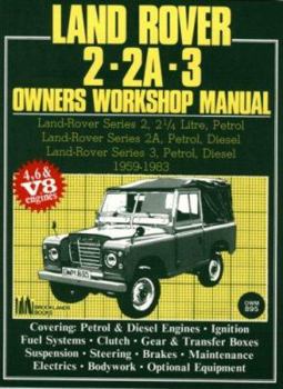 Paperback Land Rover 2-2A-3 Owners Workshop Manual Book