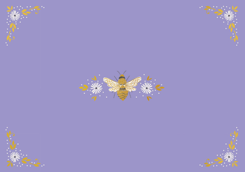 Florentine Bees Note Cards