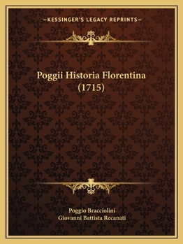 Paperback Poggii Historia Florentina (1715) [Latin] Book