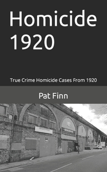 Paperback Homicide 1920 Book