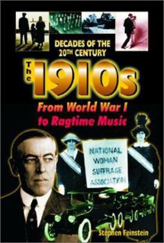 Library Binding The 1910s from World War I to Ragtime Music Book
