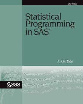 Paperback Statistical Programming in SAS Book