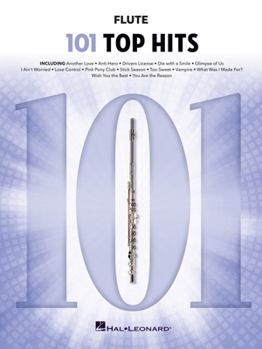 Paperback 101 Top Hits for Flute Book