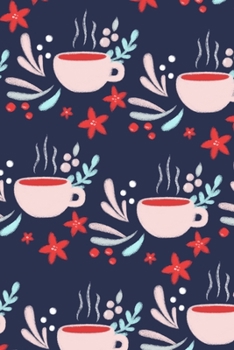 Notebook: 150 Thin-Lined Pages, Great for Students, Teachers, Professors, Dreamers, and Anyone Who Writes, Festive Hot Chocolate Cups Cover