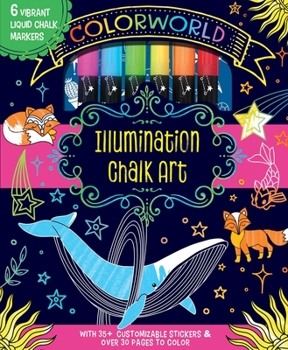 Product Bundle Colorworld: Illumination Chalk Art Book