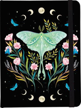 Hardcover Luna Moth Journal (Diary, Notebook) Book