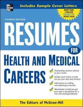 Paperback Resumes for Health and Medical Careers Book