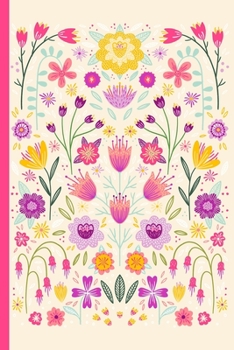 Paperback Weekly Planner: A Week to View Diary and Organiser - Monday Start with Floral Symmetry Cover Art Book